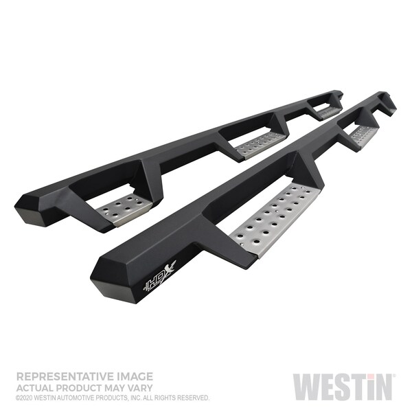 Westin HDX Stainless Drop Wheel-to-Wheel Nerf Step Bars 56-5347552 - main